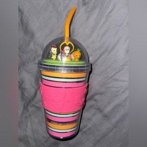 Disney a world dome tumbler with straw